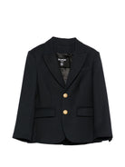 Blazer per bambino Balmain Kids blu scuro con bottoni BY2P14 I0196 621OR BALMAIN KIDS 