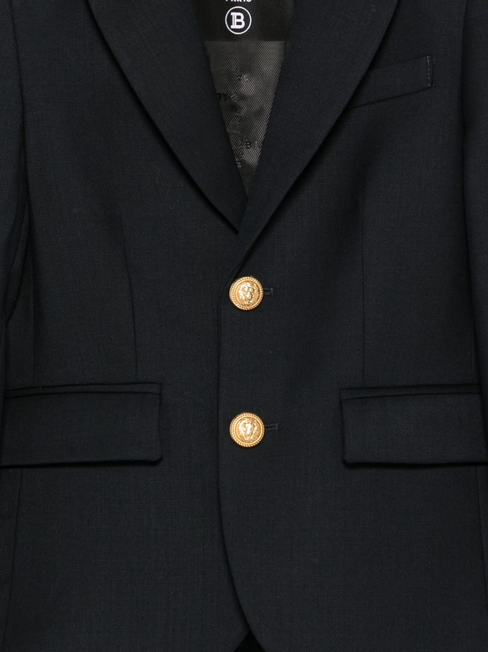 Blazer per bambino Balmain Kids blu scuro con bottoni BY2P14 I0196 621OR BALMAIN KIDS 