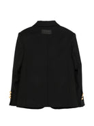 Blazer per bambino Balmain Kids nero con  bottoni BY2P14 I0196 930OR BALMAIN KIDS 