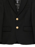 Blazer per bambino Balmain Kids nero con  bottoni BY2P14 I0196 930OR BALMAIN KIDS 