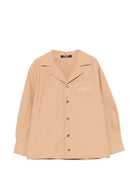 Camicia per bambino Balmain Kids marrone con colletto classico BY2P90 B0094 116 BALMAIN KIDS 