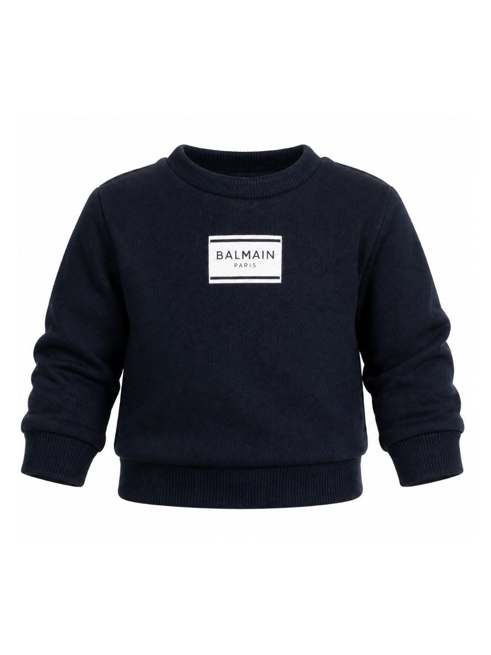 Top per neonato Balmain Kids blu scuro con stampa logo BY4500 Z3183 617BC BALMAIN KIDS 