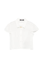 Camicia per bambina Balmain Kids bianca con colletto classico BY5A61 K0282 101 BALMAIN KIDS 