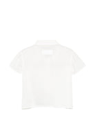 Camicia per bambina Balmain Kids bianca con colletto classico BY5A61 K0282 101 BALMAIN KIDS 
