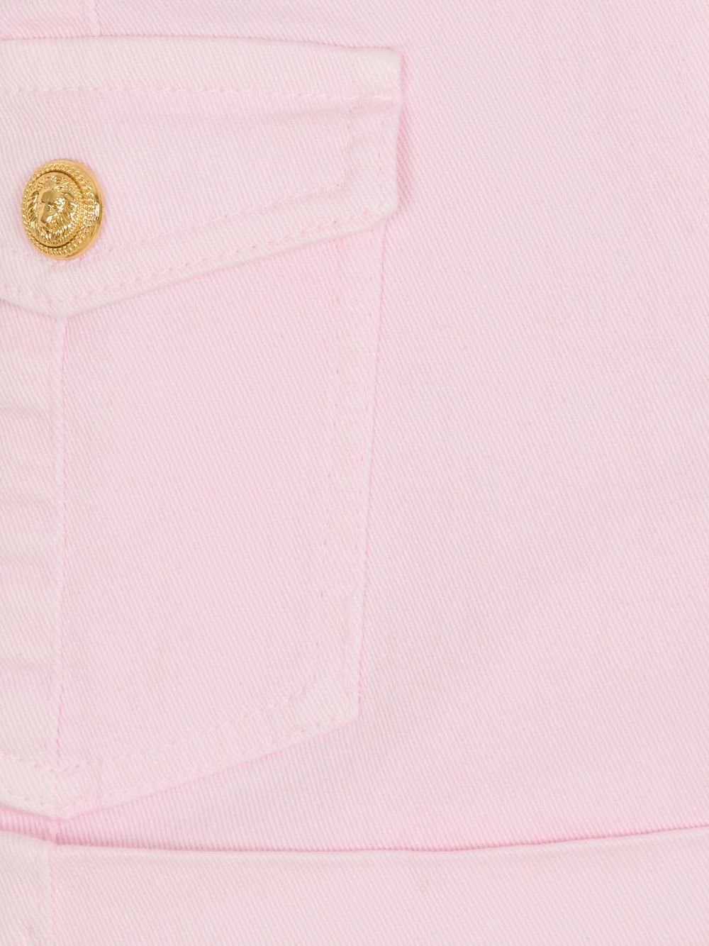 Shorts per bambina Balmain Kids rosa con bottoni color oro BY6A69 Z3702 51E BALMAIN KIDS 