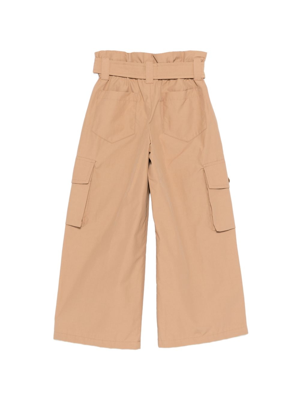 Pantaloni per bambina Balmain Kids marrone con cinta BY6B90 B0094 116 BALMAIN KIDS 