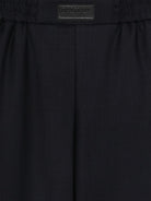 Pantaloni per bambino Balmain Kids blu con toppa con logo sul davanti BY6P80 I0196 621 BALMAIN KIDS 