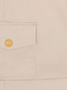 Bermuda per bambino Balmain Kids beige con bottoni color oro BY6R19 G0197 107 BALMAIN KIDS 