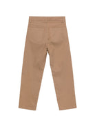 Pantaloni per bambino Balmain Kids marroni con design a cinque tasche BY6R40 G0197 315 BALMAIN KIDS 