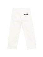 Jeans da bambino Balmain Kids bianco con decorazione BY6V0T Z3702 102 BALMAIN KIDS 