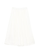 Gonna per bambina Balmain Kids bianca con stampa monogramma all-over BY7A60 S0192 102 BALMAIN KIDS 
