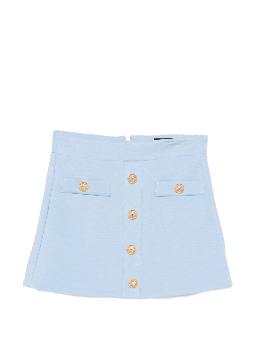 Gonna per bambina Balmain Kids azzurra con dettagli bottoni BY7A71 J0371 652 BALMAIN KIDS 