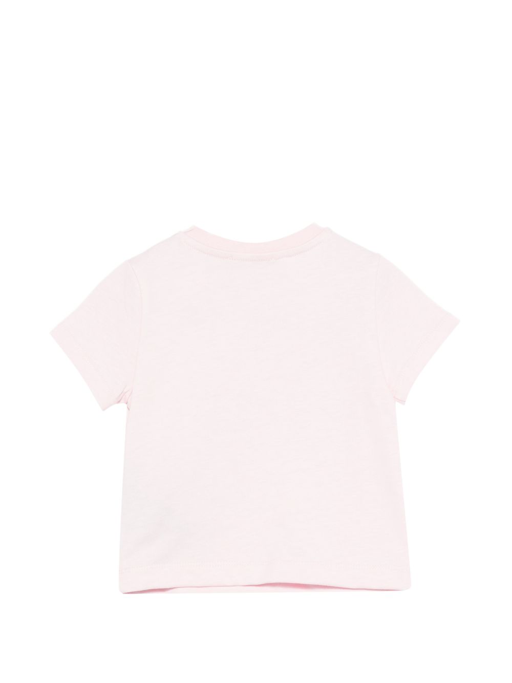 T-shirt per neonata Balmain Kids rosa con dettaglio bottoni oro BY8091 Z3672 51EBC BALMAIN KIDS 