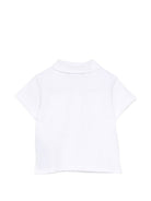 Polo per neonato Balmain Kids bianca con colletto BY8621 Z3658 100 BALMAIN KIDS 