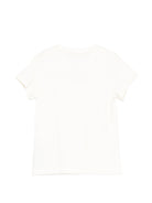 T-shirt da bambina Balmain Kids bianca con bottoni BY8A01 Z3672 102OR BALMAIN KIDS 