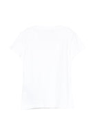 T-shirt da bambina Balmain Kids bianca con bottoni BY8A21 Z3277 100BC BALMAIN KIDS 