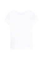 T-shirt per bambina Balmain Kids bianca con logo sul davanti BY8C61 Z3277 100NE BALMAIN KIDS 
