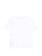 T-shirt per bambini Balmain Kids bianca con dettaglio bottoni BY8P91 Z3658 100BC BALMAIN KIDS 