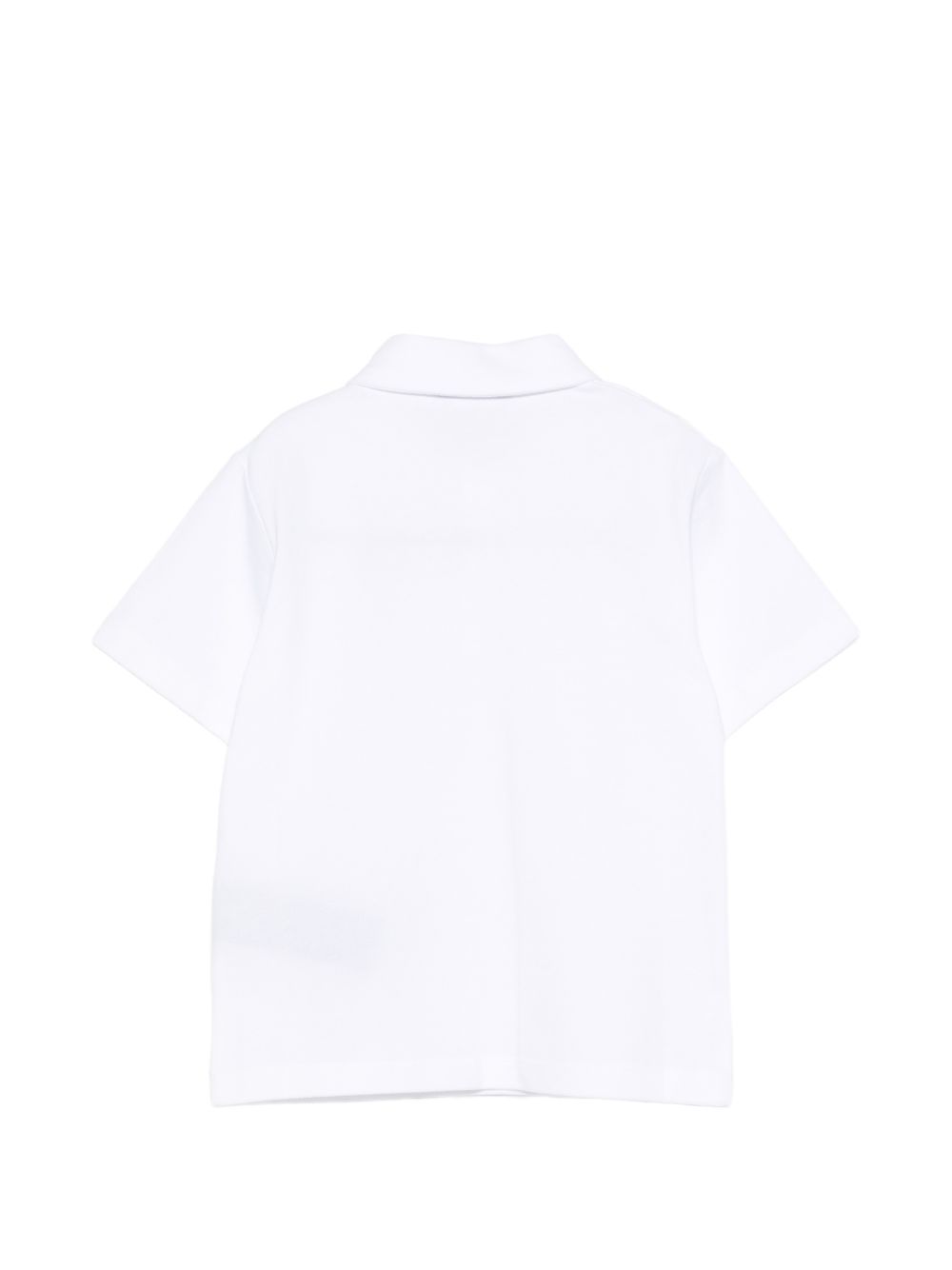 Polo per bambino Balmain Kids bianca con dettaglio sul petto BY8Q01 Z3658 100NE BALMAIN KIDS 