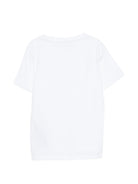 T-shirt per bambino Balmain Kids bianca con logo sul davanti BY8R31 Z3672 100CE BALMAIN KIDS 