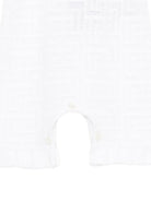 Salopette per neonata Balmain Kids bianca con ruches BYA052 X0018 100 BALMAIN KIDS 