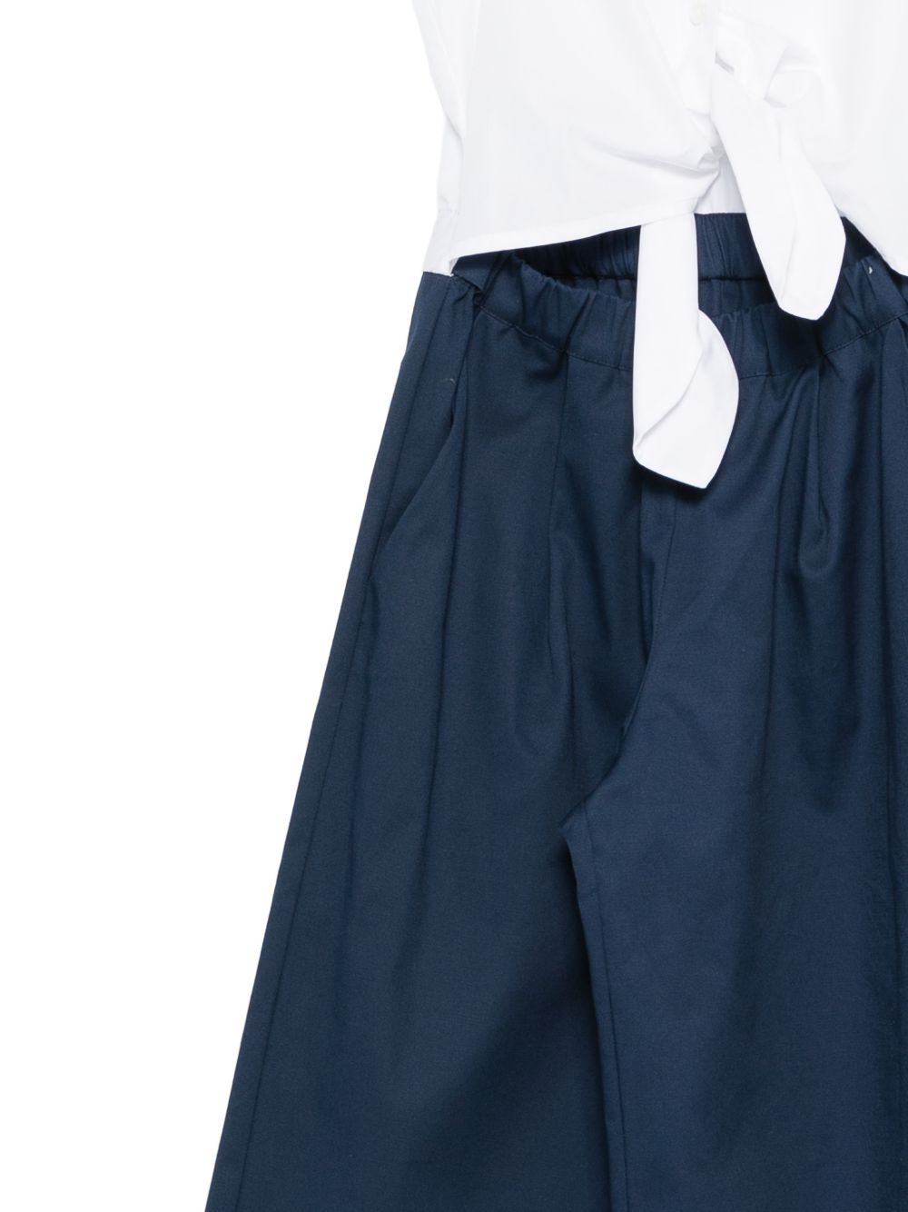 Tuta intera per bambina Balmain Kids multicolore con dettaglio nodo BYAA02 G0197 620BC BALMAIN KIDS 