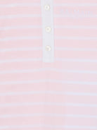 Set tutina e bavaglino per neonata Balmain Kids rosa con motivo a righe BYB000 Z3657 51EBC BALMAIN KIDS 