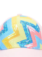Cappello per bambina Billieblush rosa con decorazione in paillettes U22008 44L BILLIEBLUSH KIDS 