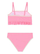 Bikini per bambina Billieblush rosa con stampa grafica U22157 499 BILLIEBLUSH KIDS 