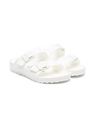 Sandali per bambini Birkenstock Kids bianchi con doppia fibbia 1018941 WHITE BIRKENSTOCK KIDS 