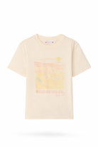 T-shirt Thida per bambina Bonpoint beige con stampa grafica all-over S06GTSK00023 103 BONPOINT KIDS 