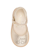 Sandali per bambina Bonpoint oro con cinturino alla caviglia S06XSOL00002 032 BONPOINT KIDS 