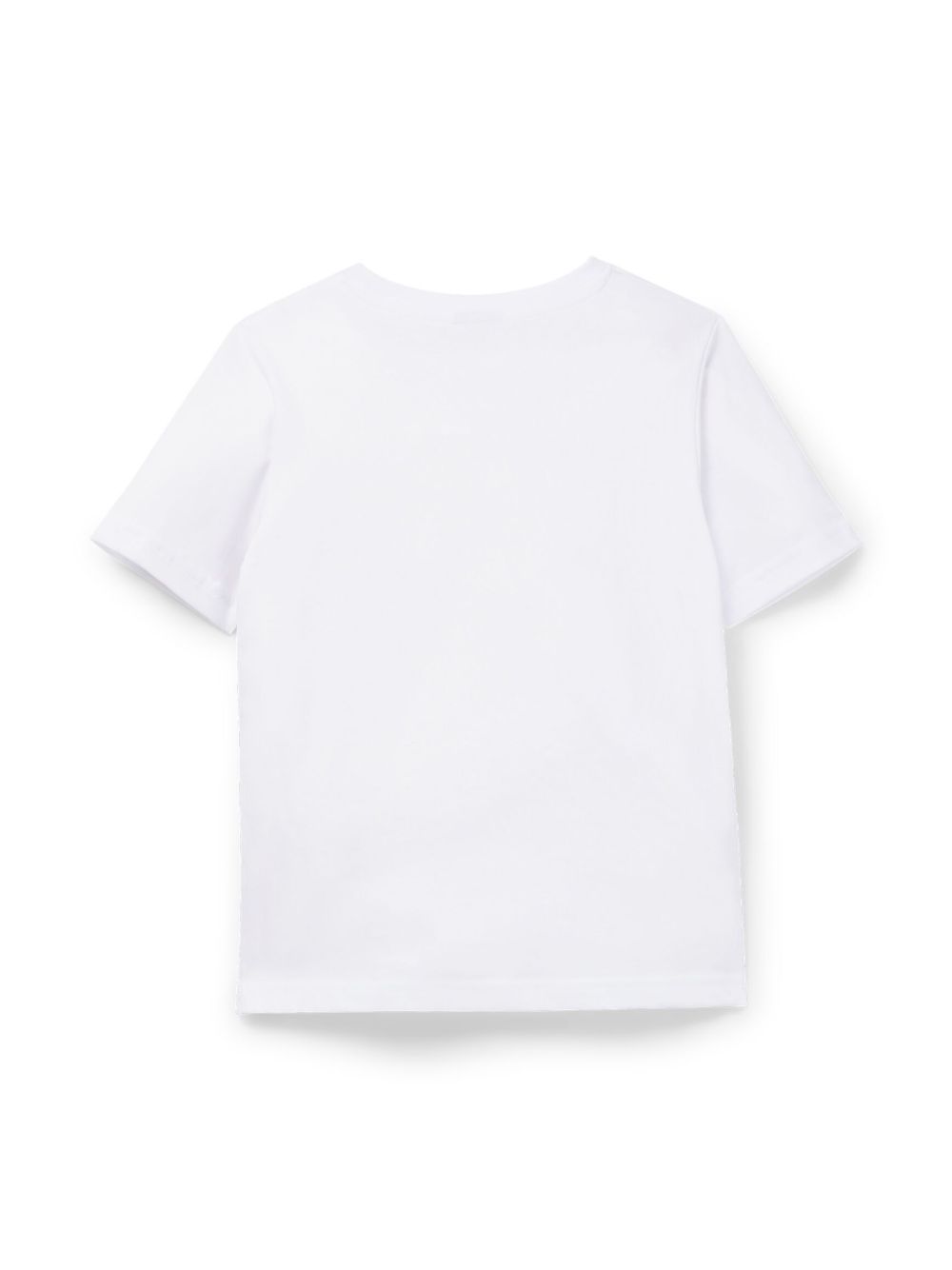 T-shirt da bambino Boss Kids bianca con stampa con logo J25P23 10P BOSS KIDS 