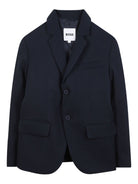 Abito da bambino Boss Kids blu navy con revers classici J52684 862 BOSS KIDS 