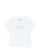 Tuta sportiva per neonato BOSS Kids azzurro con inserti J53049 771 BOSS KIDS 