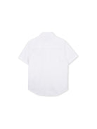 Camicia per bambino Boss Kids bianco con logo ricamato J53160 10P BOSS KIDS 