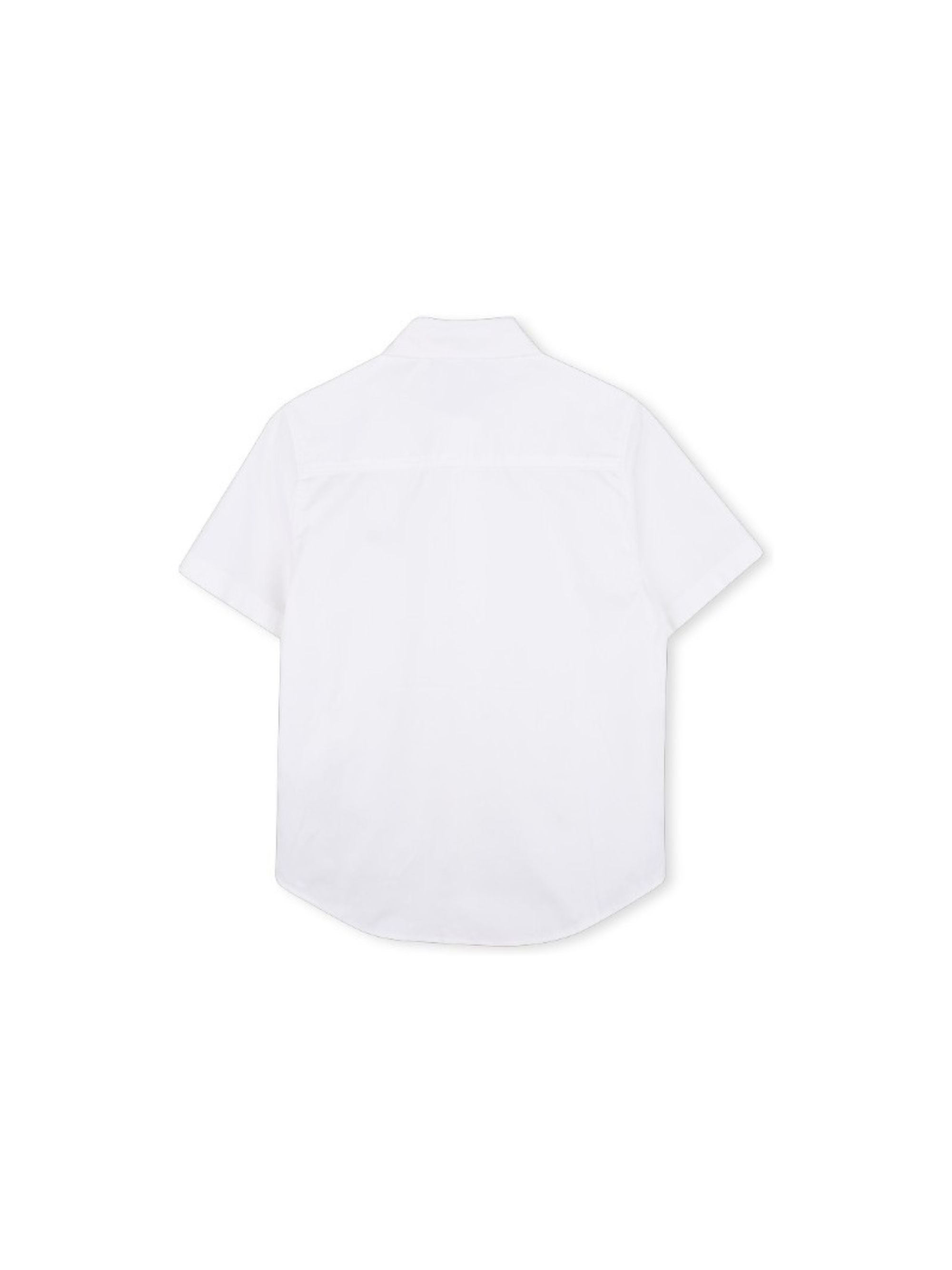 Camicia per bambino Boss Kids bianco con logo ricamato J53160 10P BOSS KIDS 