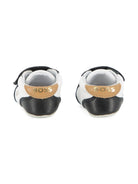 Scarpine primi passi per neonato Boss Kids bianche e nere con design a inserti J53243 09B BOSS KIDS 