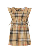 Abiti per neonata Burberry Kids beige con motivo Vintage Check all-over 8121301 B9368 BURBERRY KIDS 