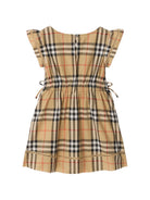 Abiti per neonata Burberry Kids beige con motivo Vintage Check all-over 8121301 B9368 BURBERRY KIDS 