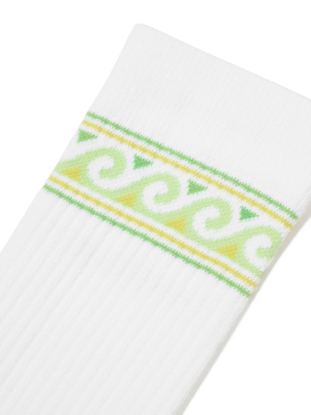 Calzini per bambino Casablanca Kids bianco con decorazione onde ASP26ACC01008 KNITTED WAVE CASABLANCA KIDS 