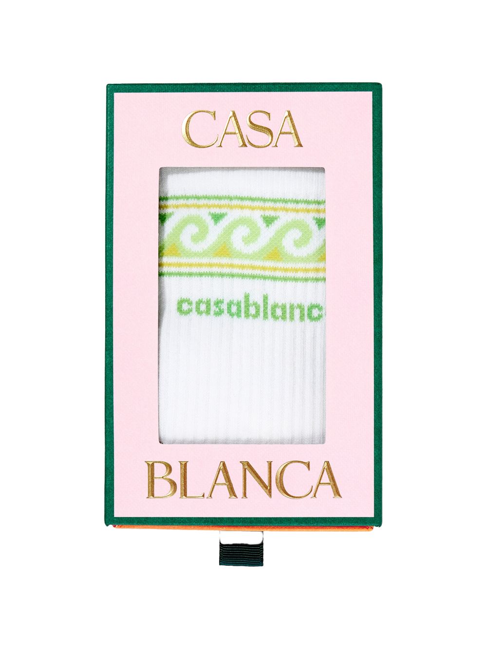 Calzini per bambino Casablanca Kids bianco con decorazione onde ASP26ACC01008 KNITTED WAVE CASABLANCA KIDS 
