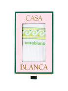 Calzini per bambino Casablanca Kids bianco con decorazione onde ASP26ACC01008 KNITTED WAVE CASABLANCA KIDS 