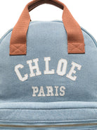 Zaino per bambina Chloé Kids azzurro con logo sul davanti C20867 Z10 CHLOE' KIDS 