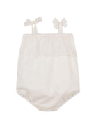 Set tutina e capellino per neonata Chloé Kids bianco con finiture in pizzo C20930 117 CHLOE' KIDS 