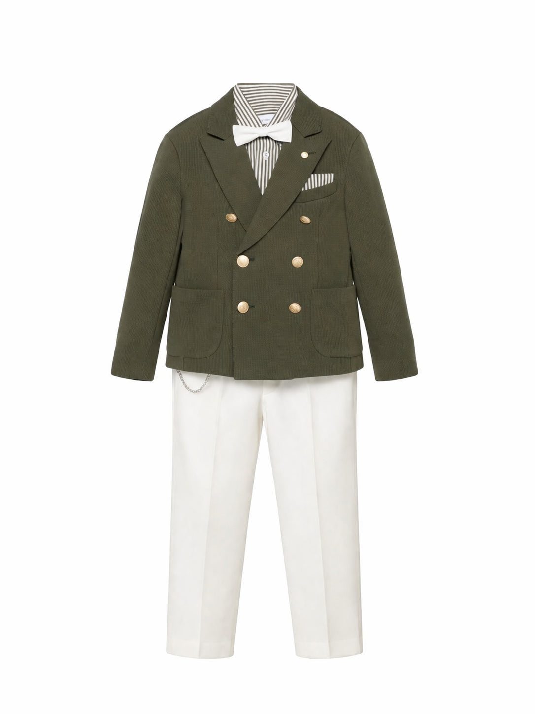 Completo per bambino Colorichiari verde con revers a punta MJ508369 4906 39 COLORICHIARI KIDS 