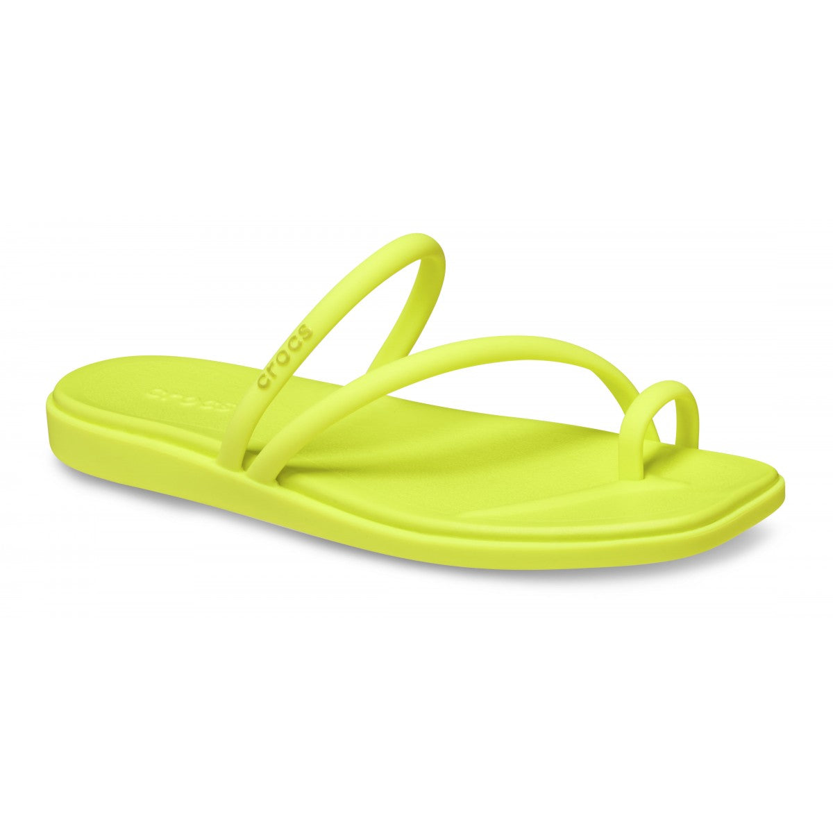 Infradito Miami per donna Crocs gialle con dettaglio ad incrocio 209862 CIT CROCS KIDS 