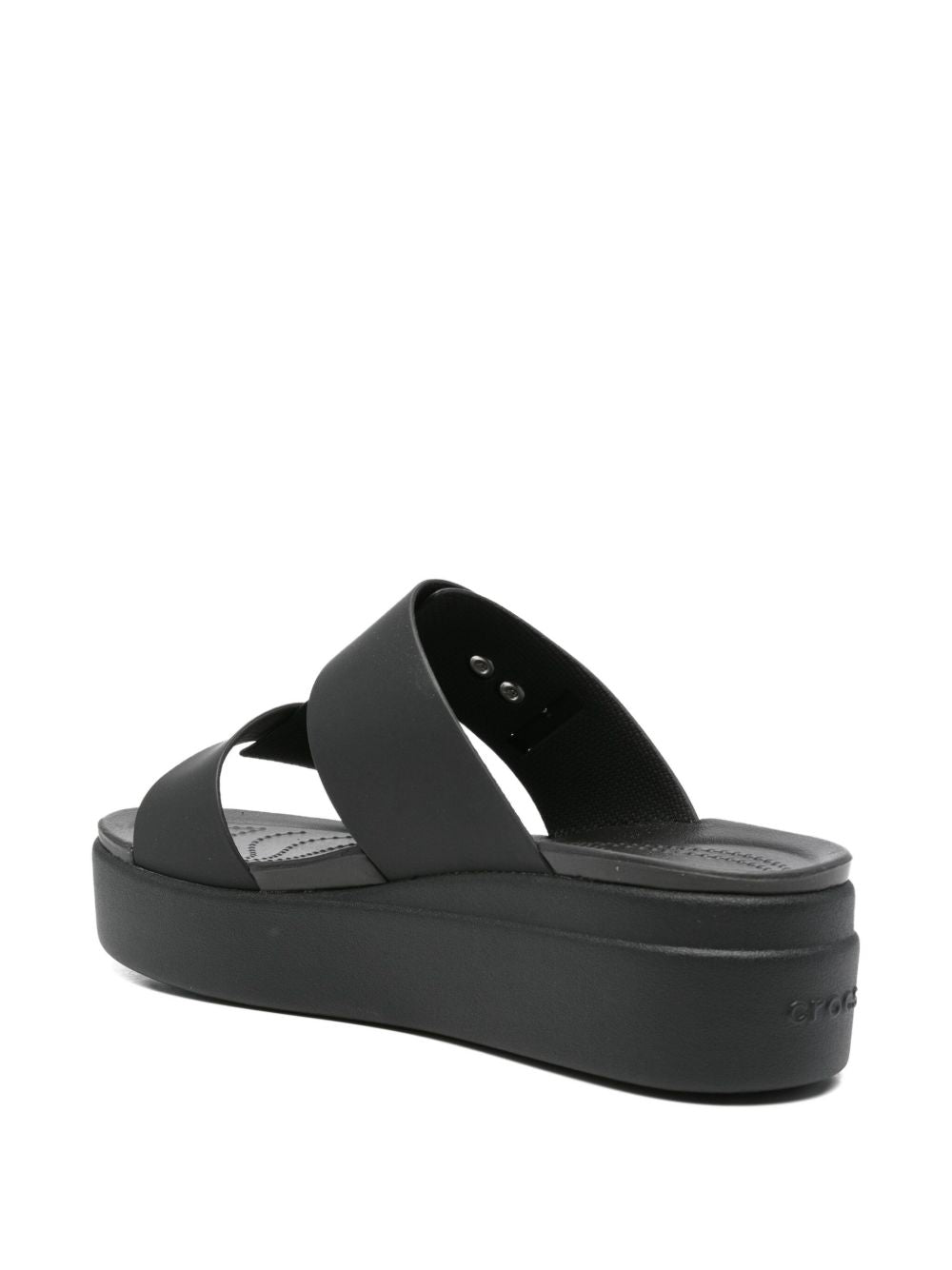 Sandali Brooklyn per donna Crocs nere con doppia fibbia 207431 BLK CROCS KIDS 
