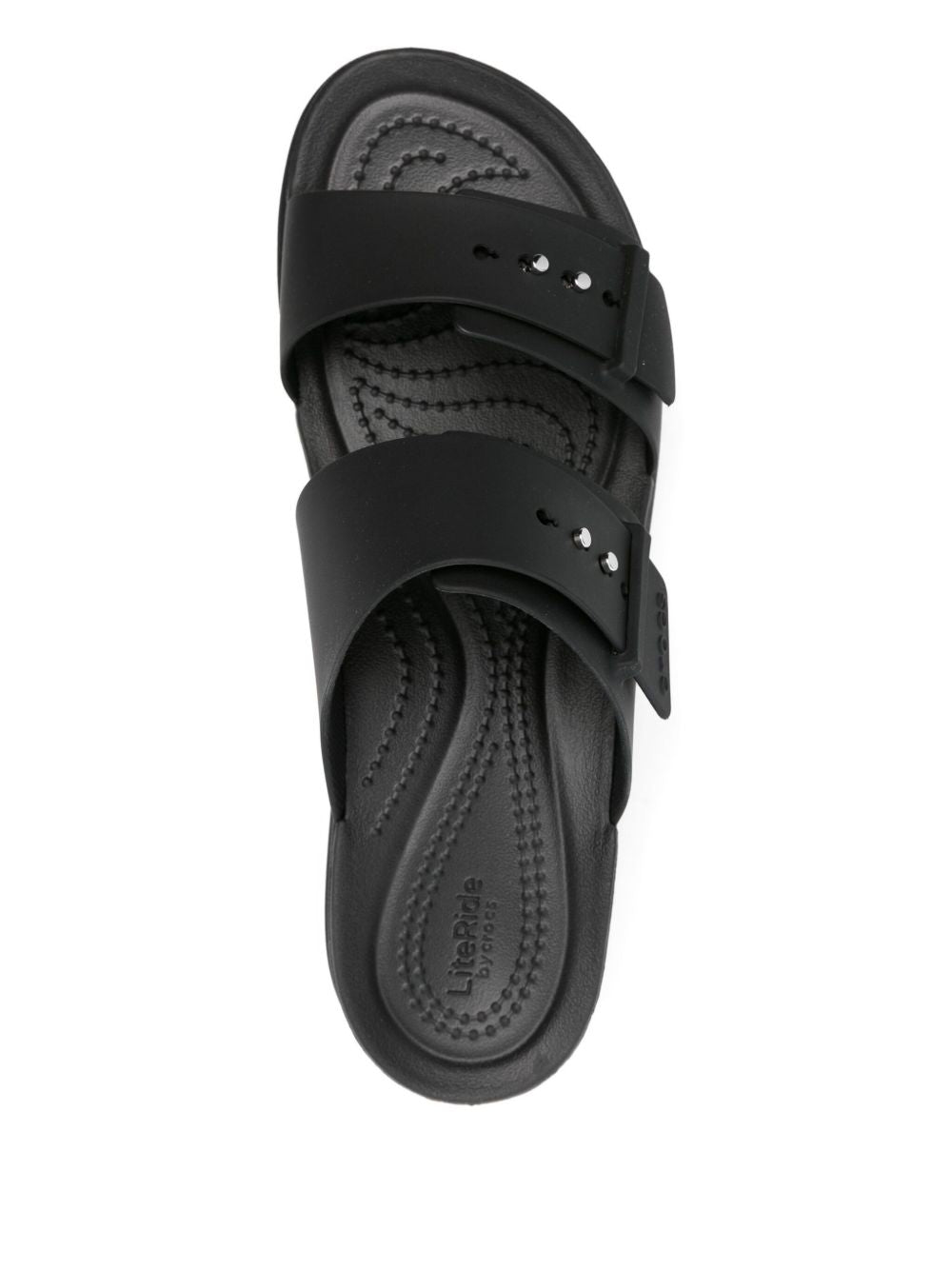 Sandali Brooklyn per donna Crocs nere con doppia fibbia 207431 BLK CROCS KIDS 