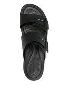 Sandali Brooklyn per donna Crocs nere con doppia fibbia 207431 BLK CROCS KIDS 